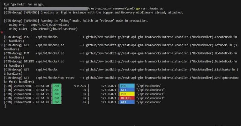 How to Build Robust REST APIs in Go using Gin Framework
