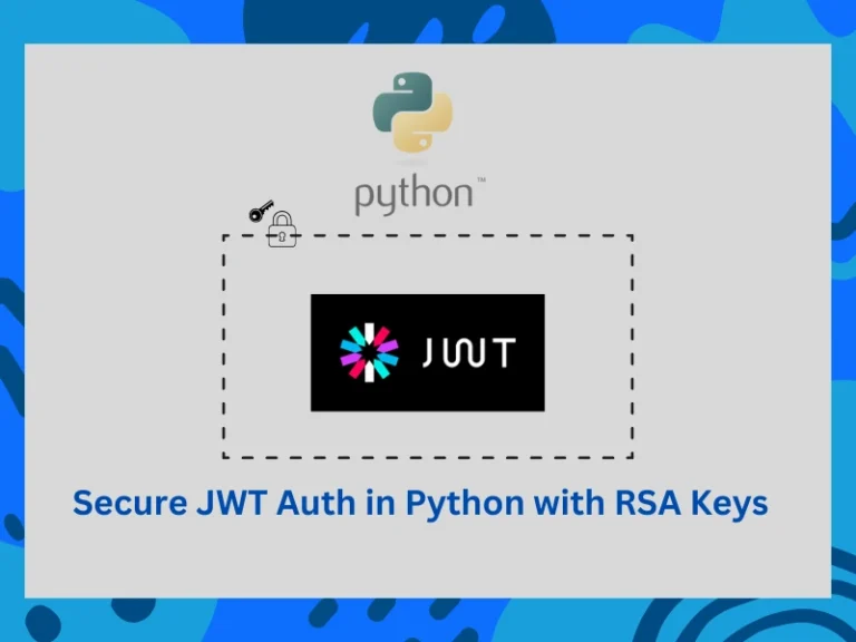 Secure JWT Auth in Python with RSA Keys